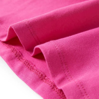 Produktbild för T-shirt för barn mörk rosa 140