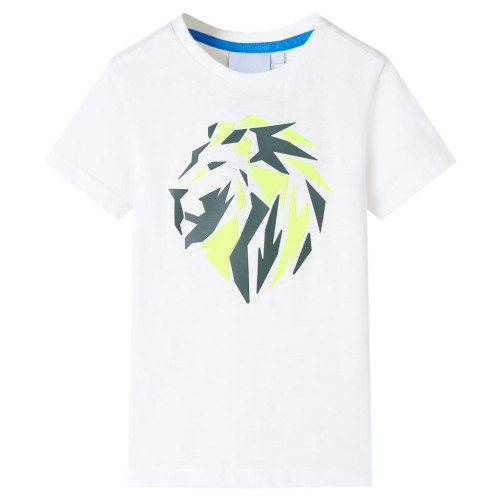vidaXL T-shirt för barn ecru 104