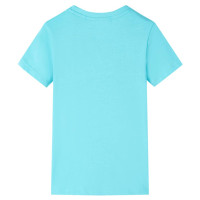 Produktbild för T-shirt för barn aqua 116