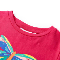 Produktbild för T-shirt för barn stark rosa 92