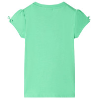 Produktbild för T-shirt för barn ljusgrön 140
