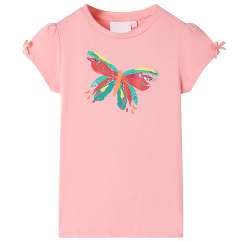 vidaXL T-shirt för barn rosa 140