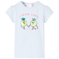 Produktbild för T-shirt för barn ljusblå 92
