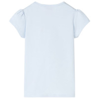 Produktbild för T-shirt för barn ljusblå 92