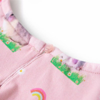 Produktbild för Barnklänning ljusrosa 116