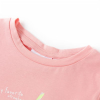 Produktbild för T-shirt för barn rosa 140