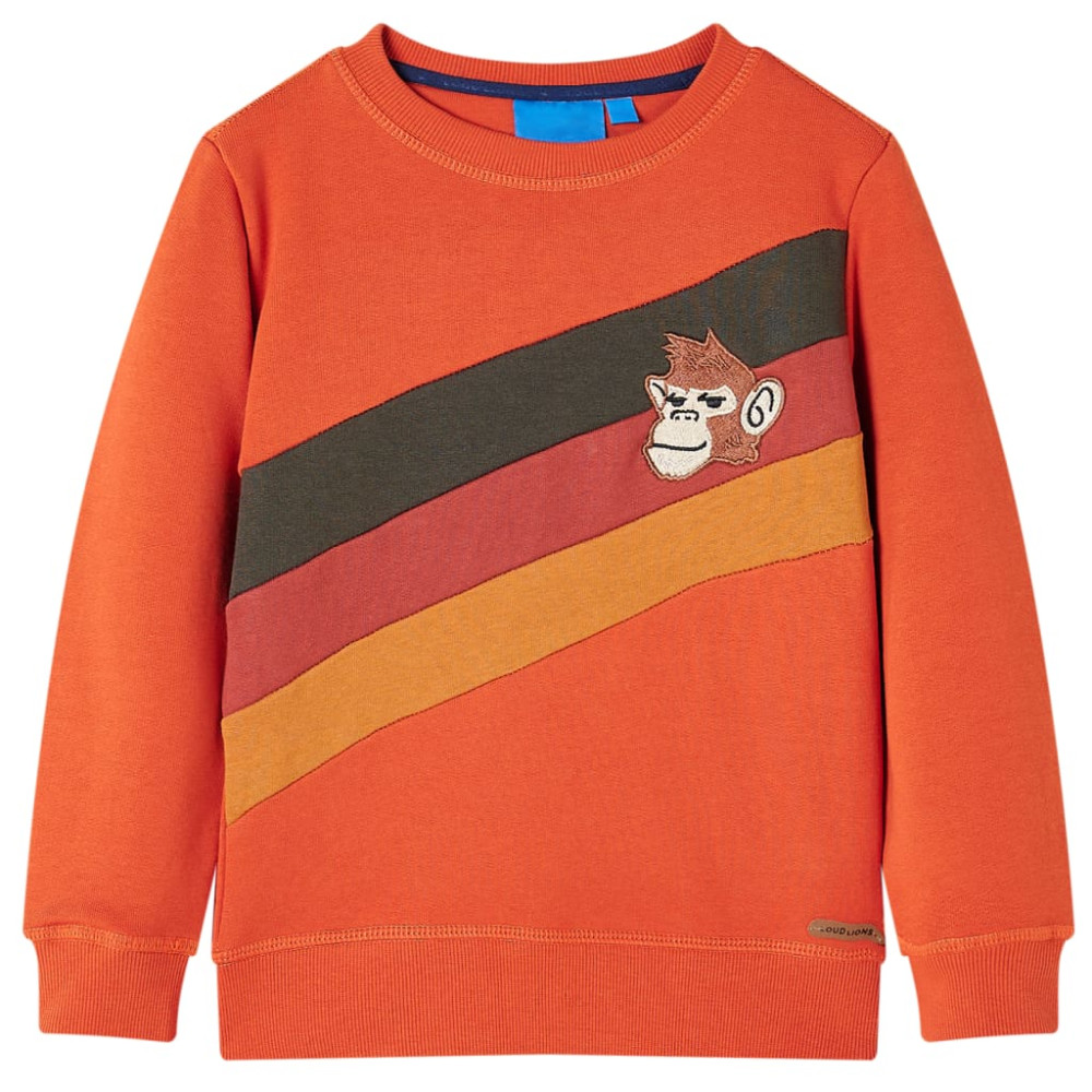 Produktbild för Tröja för barn orange 92