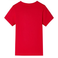 Produktbild för T-shirt för barn röd 104