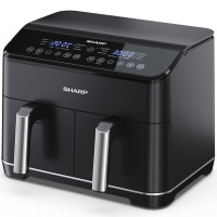 Produktbild för Airfryer Dubbel 2X4L  2X1800W - AF-GD82AE-B