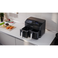 Produktbild för Airfryer Dubbel 2X4L  2X1800W - AF-GD82AE-B