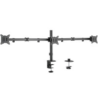 Produktbild för Monitorarm trippel 17-27 2x658mm