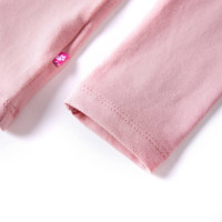 Produktbild för T-shirt med långa ärmar för barn ljus rosa 92
