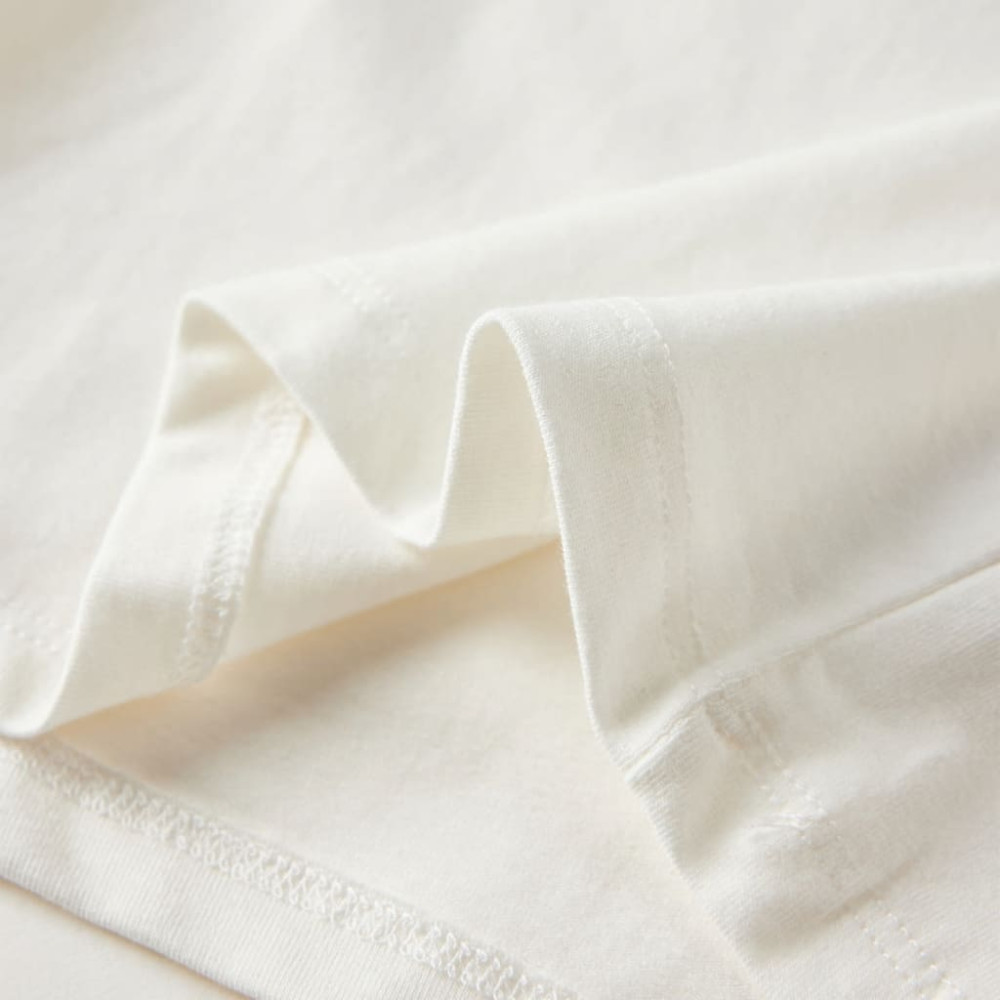 Produktbild för T-shirt med långa ärmar för barn ecru 128