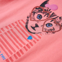 Produktbild för T-shirt med långa ärmar för barn rosa 128