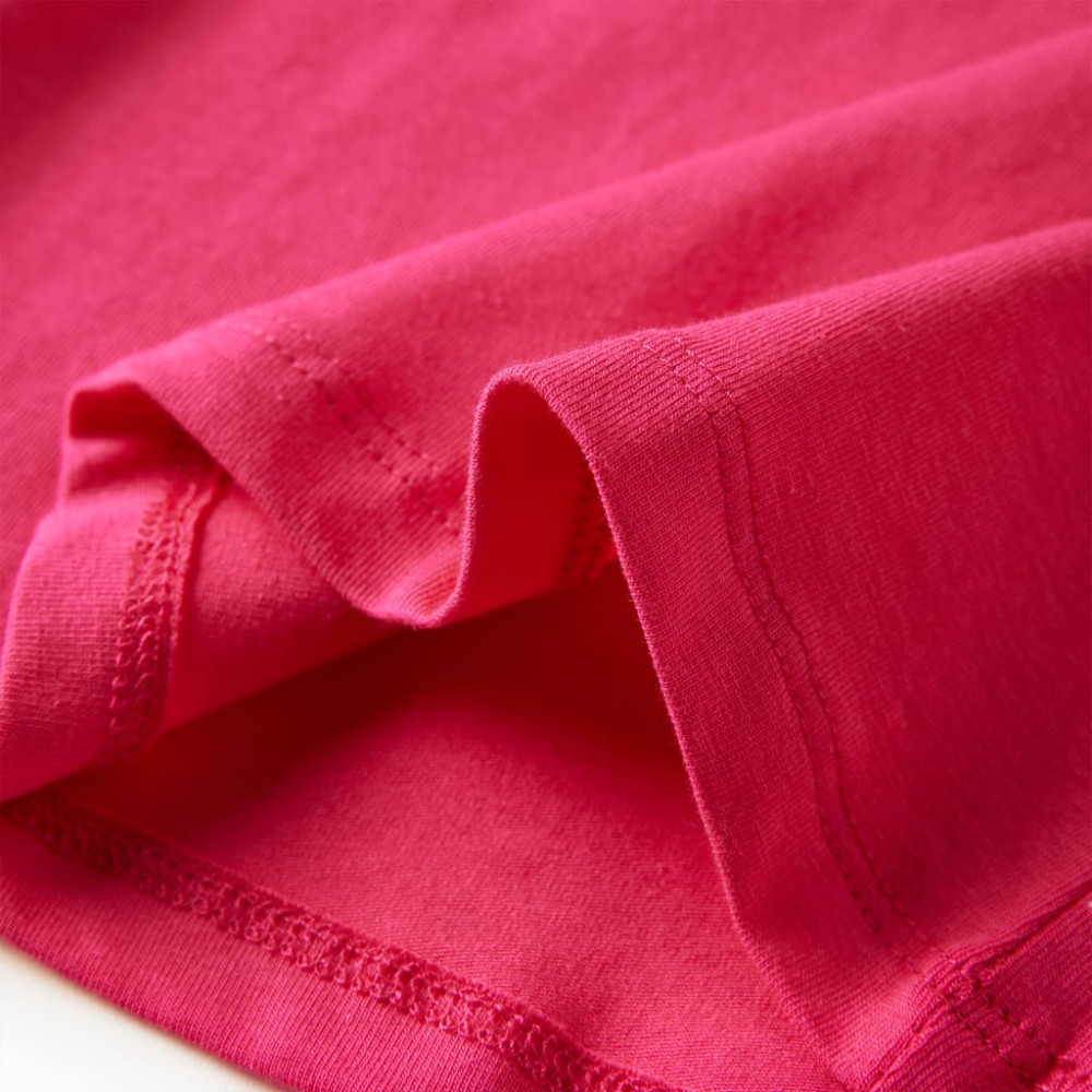 Produktbild för T-shirt med långa ärmar för barn stark rosa 104