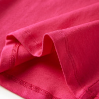 Produktbild för T-shirt med långa ärmar för barn stark rosa 104