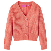 Produktbild för Stickad tröja för barn rosa 128