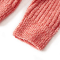 Produktbild för Stickad tröja för barn rosa 128