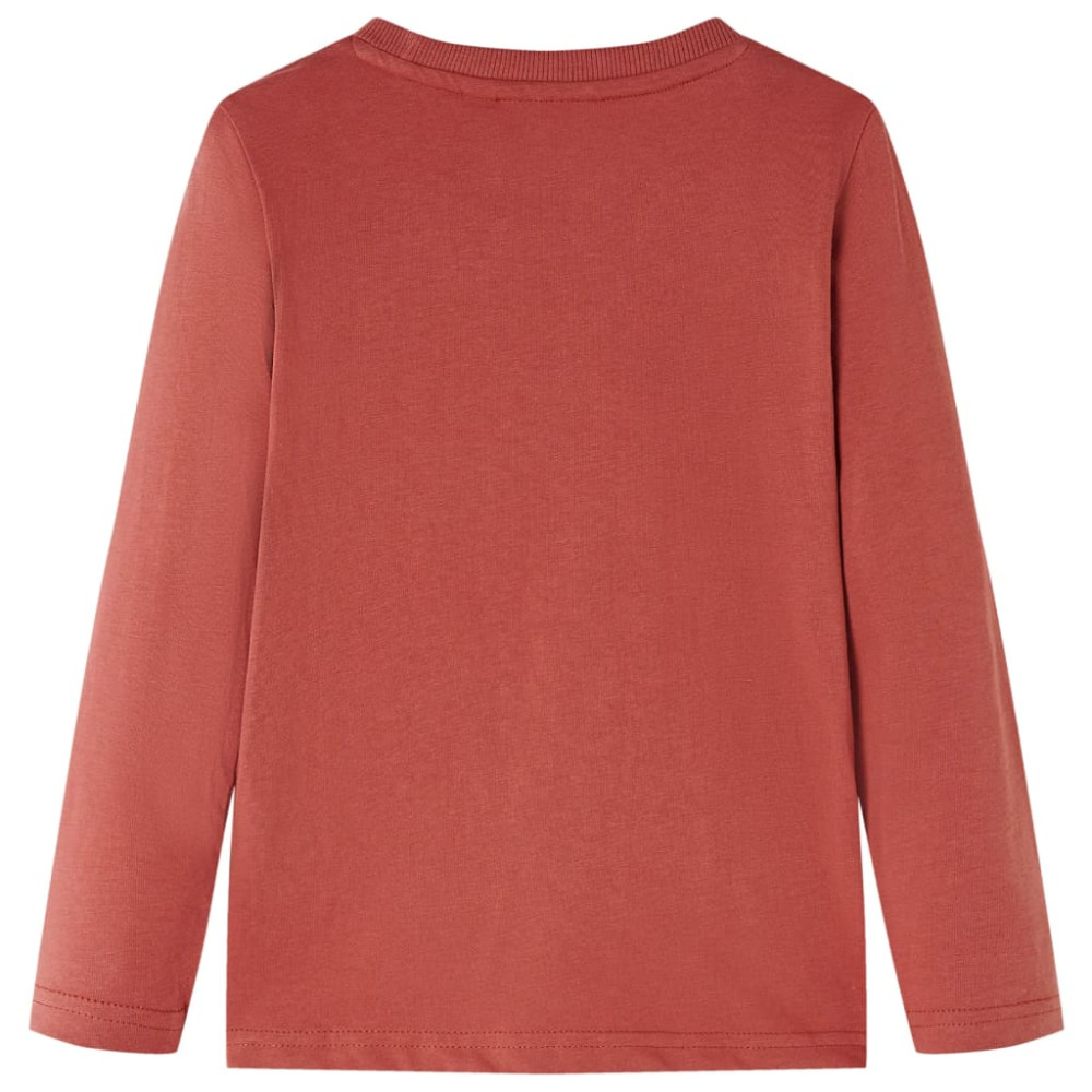 Produktbild för T-shirt med långa ärmar för barn henna 116