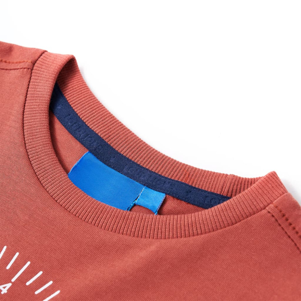 Produktbild för T-shirt med långa ärmar för barn henna 116