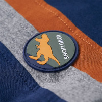 Produktbild för T-shirt med långa ärmar för barn marinblå 104