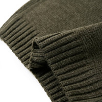 Produktbild för Stickad tröja för barn khaki 92