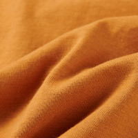 Produktbild för T-shirt med långa ärmar för barn mörk ockra 128