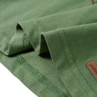 Produktbild för T-shirt med långa ärmar för barn ljus khaki 128