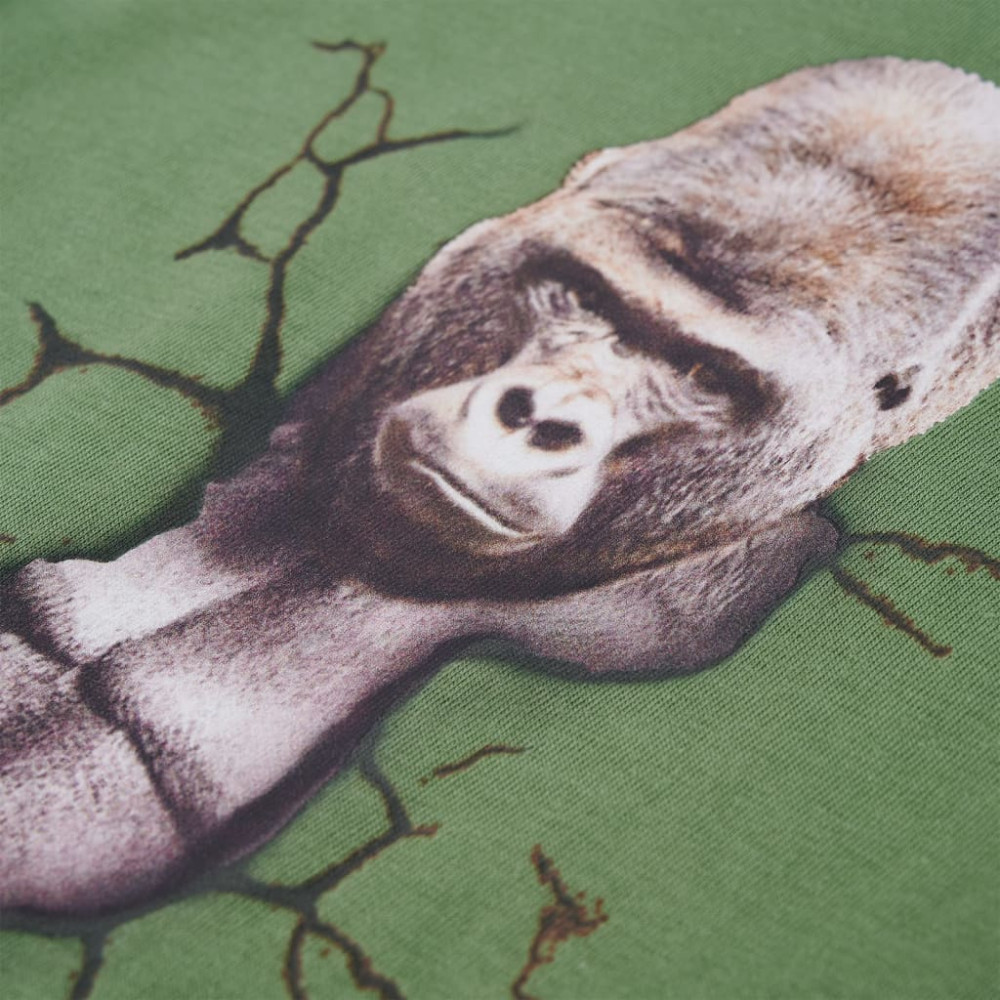 Produktbild för T-shirt med långa ärmar för barn ljus khaki 104