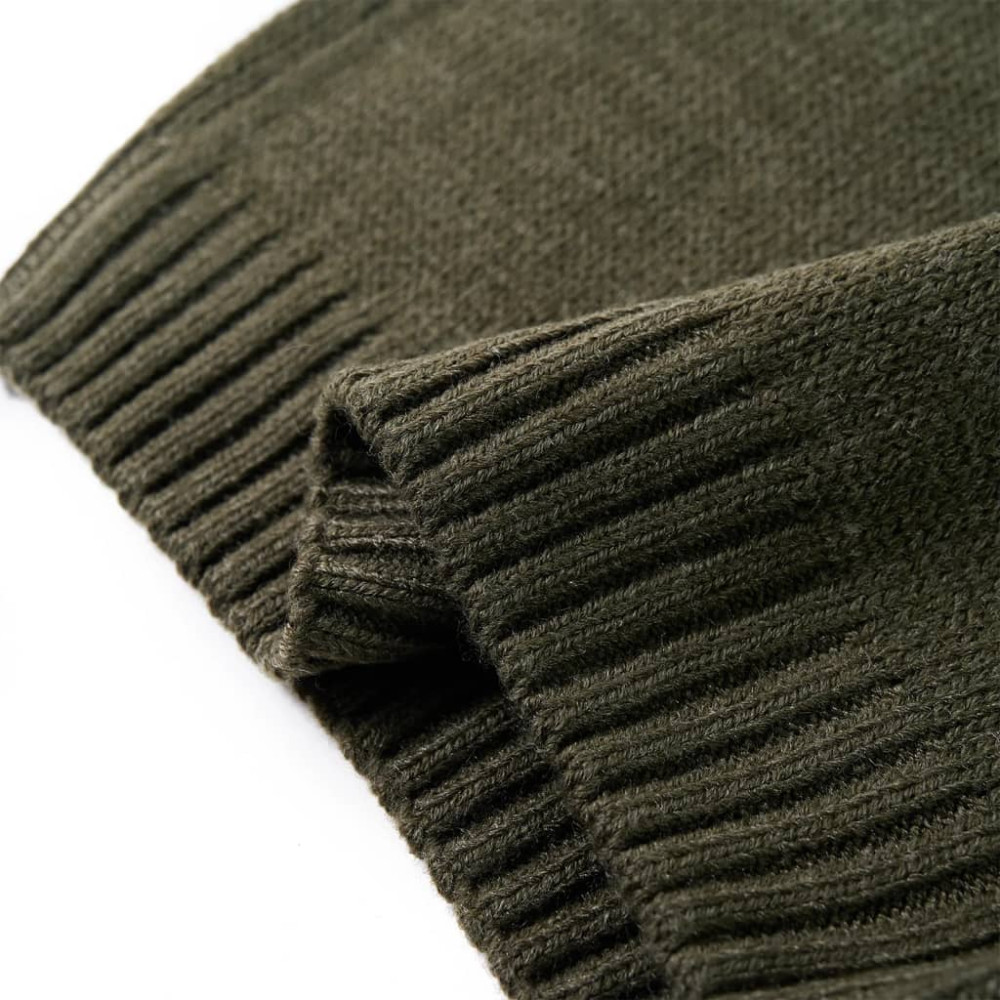 Produktbild för Stickad tröja för barn khaki 116