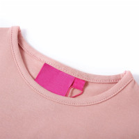 Produktbild för T-shirt med långa ärmar för barn ljusrosa 116