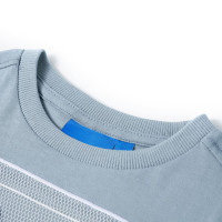 Produktbild för T-shirt med långa ärmar för barn ljusblå 116