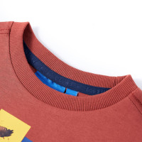 Produktbild för T-shirt med långa ärmar för barn henna 128