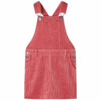 Produktbild för Hängselklänning för barn manchester rosa 116