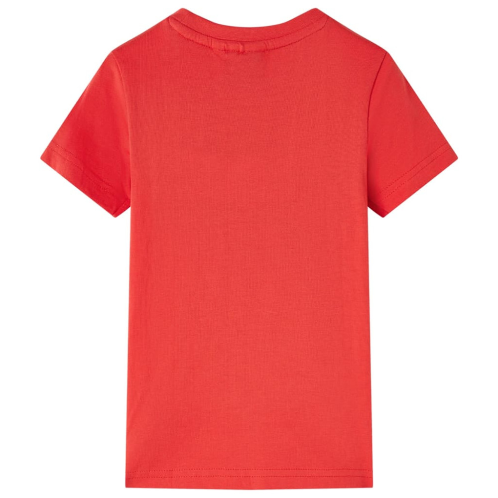Produktbild för T-shirt för barn röd 104
