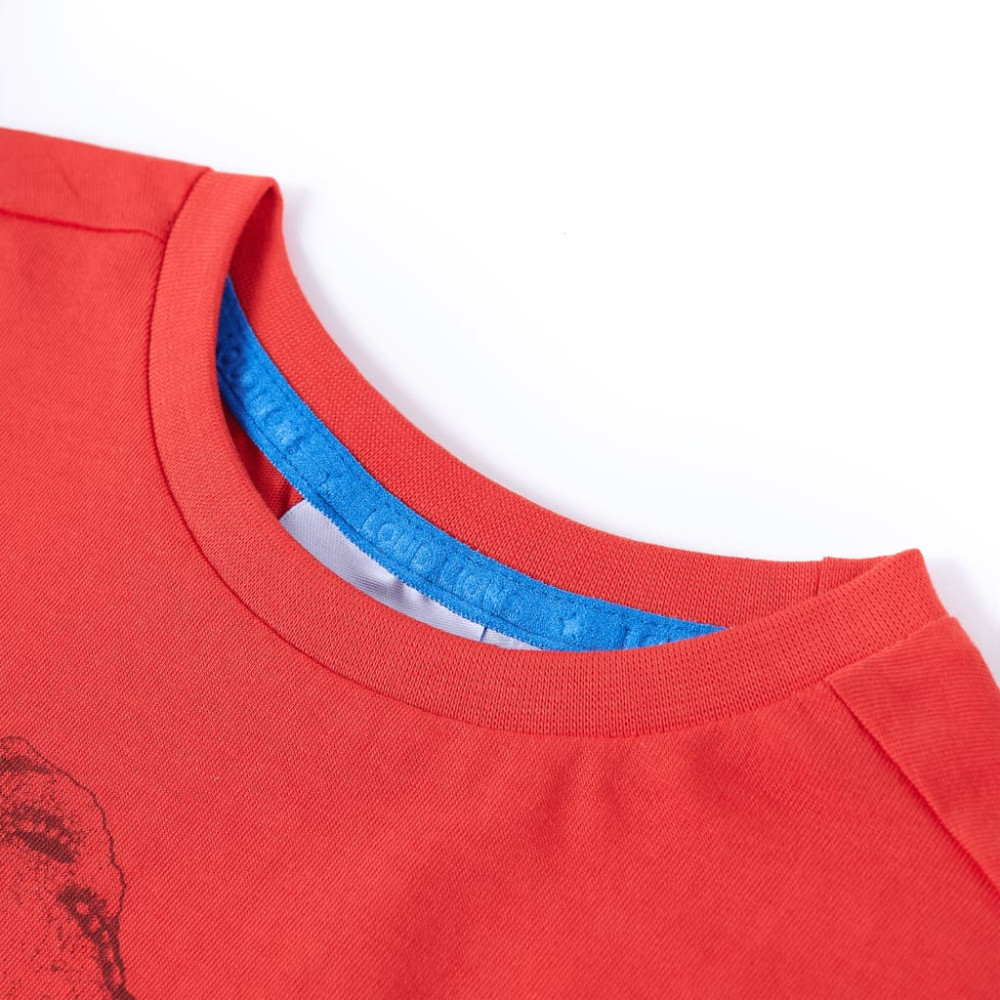 Produktbild för T-shirt för barn röd 104