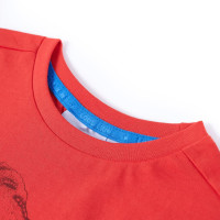 Produktbild för T-shirt för barn röd 104
