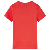 Produktbild för T-shirt för barn röd 128