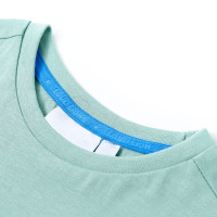 Produktbild för T-shirt för barn ljus khaki 140