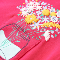 Produktbild för T-shirt för barn stark rosa 116