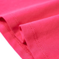 Produktbild för T-shirt för barn stark rosa 116