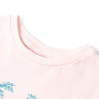 Produktbild för T-shirt för barn mjuk rosa 116