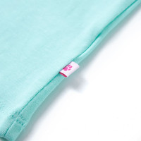 Produktbild för T-shirt för barn ljus mintgrön 140