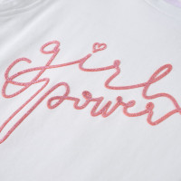 Produktbild för T-shirt med volangärmar för barn ecru 104