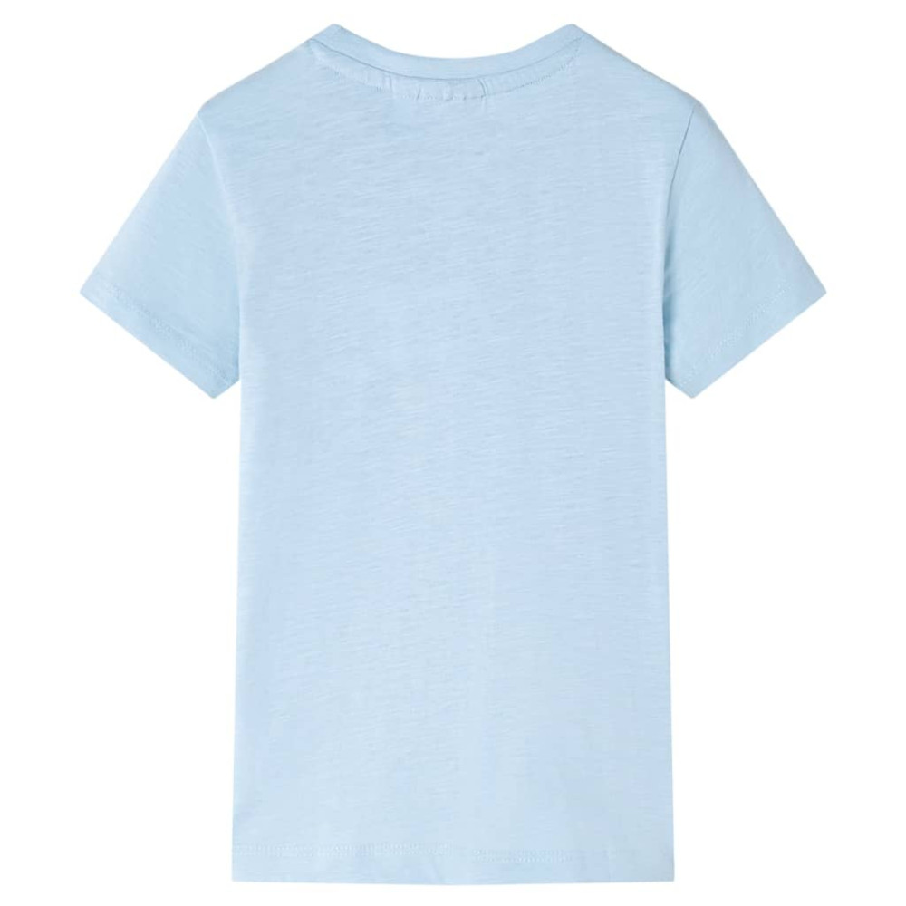 Produktbild för T-shirt för barn ljusblå 128