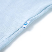Produktbild för T-shirt för barn ljusblå 128