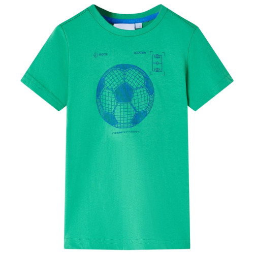vidaXL T-shirt för barn grön 92