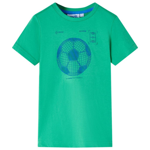 vidaXL T-shirt för barn grön 116