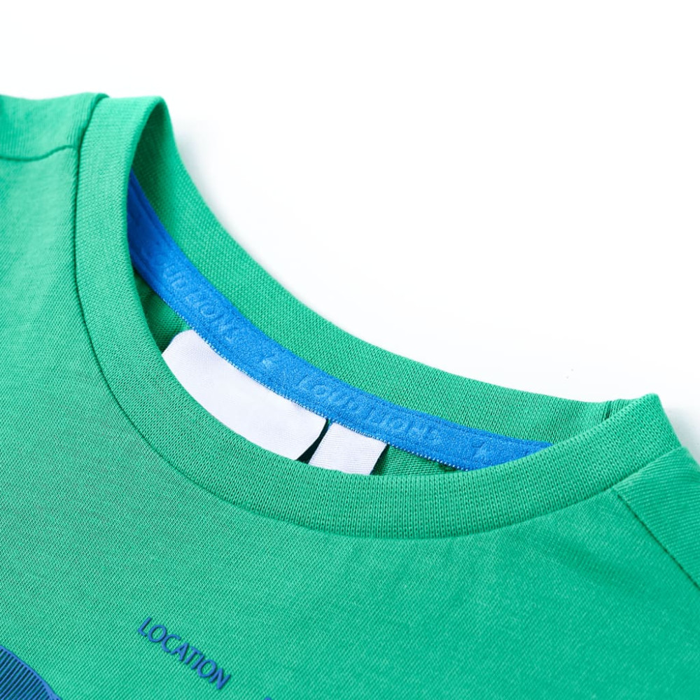 Produktbild för T-shirt för barn grön 116
