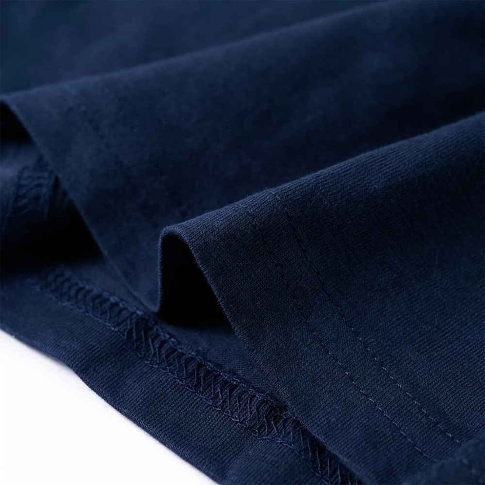 Produktbild för T-shirt med långa ärmar för barn marinblå melange 104